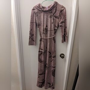 Vintage Alice of California purple dress